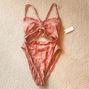 Anthropologie floral one peice swimsuit